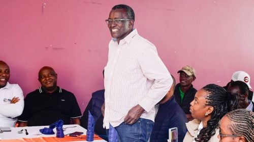 Former Chief Justice David Maraga has joined the Linda Mwananchi movement during its first stop of the Kisii tour. PHOTO/https://web.facebook.com/osotsi2027