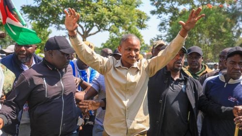 MP Babu Owino arrives in Kitutu Chache South for a Linda Mwananchi rally on Friday, July 3, 2026. PHOTO/https://web.facebook.com/babuowinongili