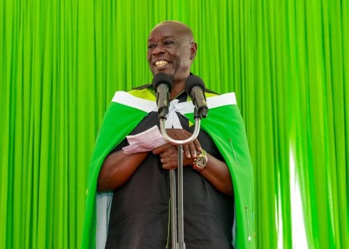 Gachagua speaking in Wamunyoro during a meeting with Narok leaders. PHOTO/https://www.facebook.com/HERigathiGachagua