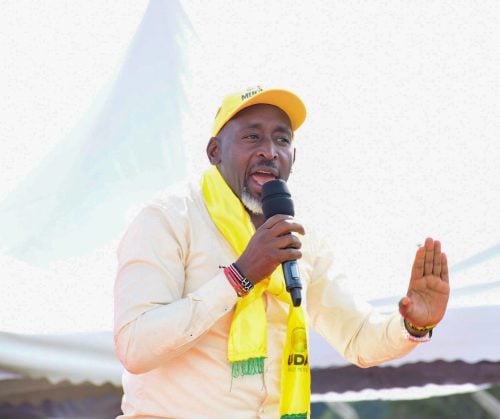 Chinga Ward MCA Kiruga Thuku during a past event. PHOTO/https://web.facebook.com/kiruga.thuku