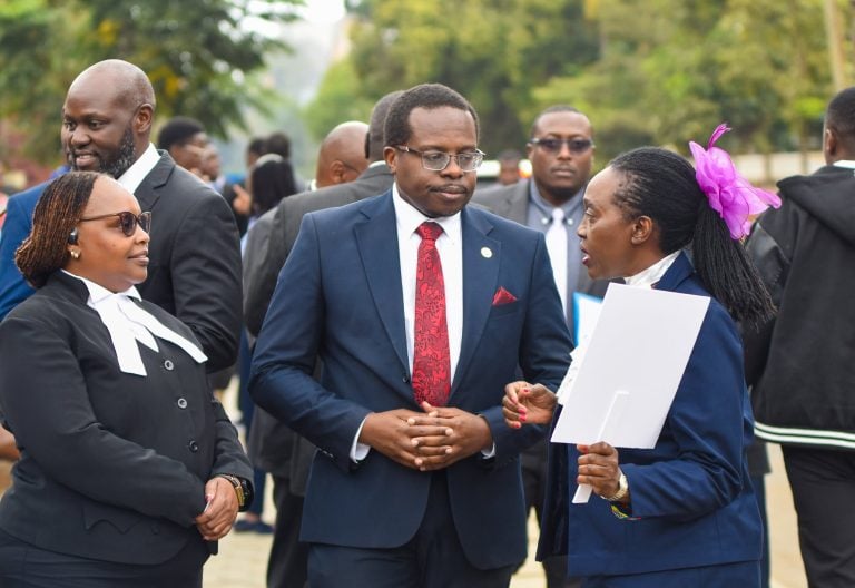 Karua joins LSK president in peaceful Nairobi march seeking justice for murdered lawyers