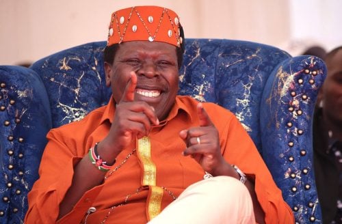 DAP-K Party leader Eugene Wamalwa after being crowned a Kikuyu elder during his coronation and the official opening of the party's Mt Kenya regional office in Turitu, Kiambu County, on Tuesday, July 21, 2026. PHOTO//https://www.facebook.com/eugene.wamalwa.1