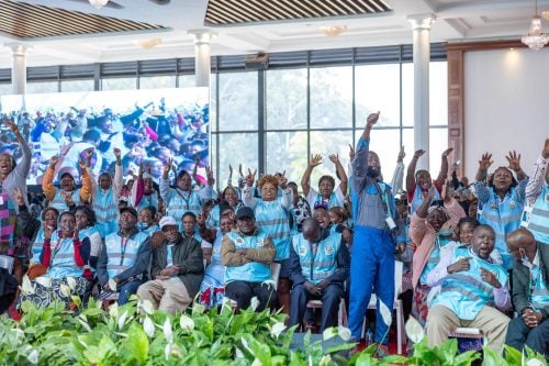 Nairobi County Community Health Promoters in a meeting with the president on Saturday, July 25, 2026. PHOTO/@Williamsruto/X