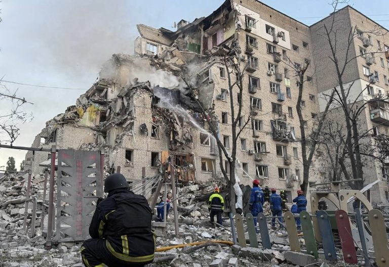 At least 13 killed in Russian drone and missile attacks on Kyiv
