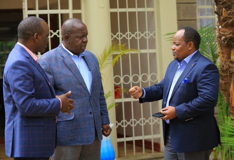 Matiang’i hosts section of Jubilee Party leaders from Nyeri