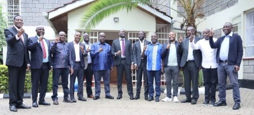 Fred Matiang'i meets Linda Mwananchi leaders  in Nairobi. PHOTO/@RealMatiangi/X