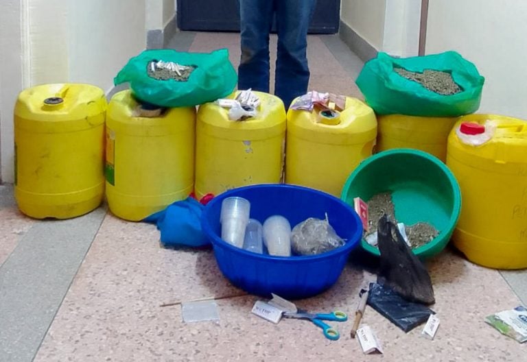 Police recover 200 rolls of bhang, 120 litres of chang’aa hidden in poultry house