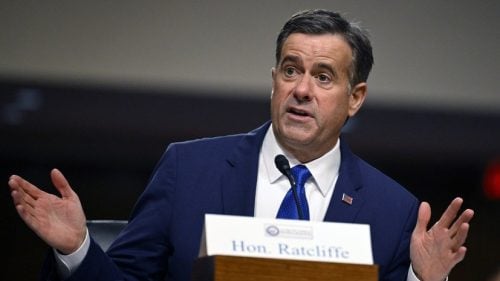CIA Director John Ratcliffe during a past event. PHOTO/@nicolasorin19/X