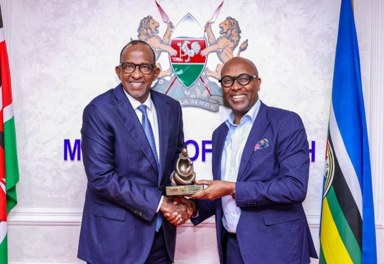 Duale, Amref partner on oxygen plants, maternal health and UHC