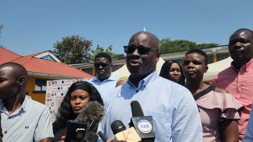 YADN East Africa Director Sammy Gathii addresses journalists during a media briefing in Kisumu on Friday, July 24, 2026. PHOTO/Viola Kosome