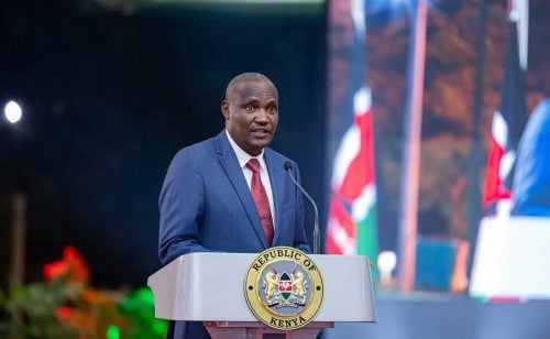 John Mbadi speaks during a past event. PHOTO/https://web.facebook.com/profile.php?id=61550756995817