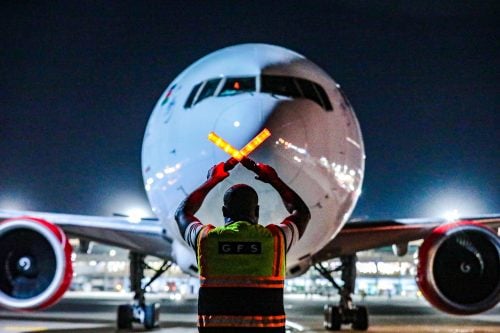 Kenya Airways Boeing 777-300ER lands at JKIA on July 7, 2026 after a 10-year sublease to Turkish Airlines. PHOTO/@KenyaAirways/X