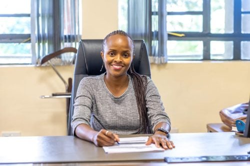 KeNHA Central Regional Director Engineer Maureen Wangui