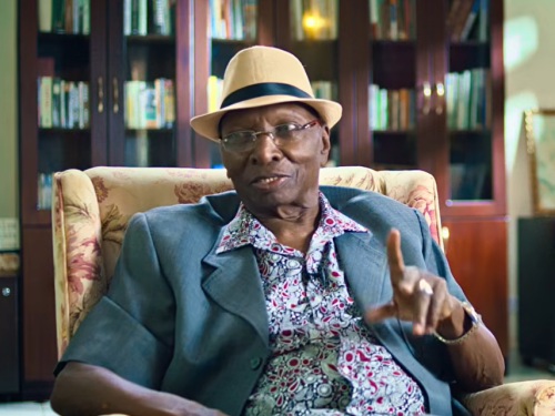 Former CBK Governor Andrew Mulei during the interview. PHOTO/Screengrab by PD Digital/Central Bank of Kenya/YouTube