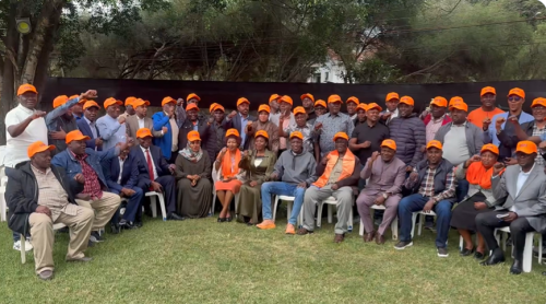 ODM Party County Chairpersons and Majority and Minority Leaders from the various County Assemblies across the country during a meeting in Nairobi on Monday, July 27, 2026. PHOTO/Screengrab by People Daily Digital from a video shared on X by @TheODMparty