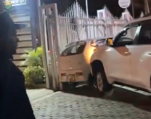 Drivers narrate what transpired in viral incident of Prado pushing a small car