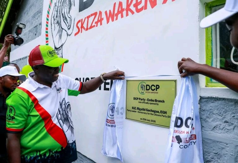 DCP opens Embu office as Gachagua intensifies grassroots mobilisation
