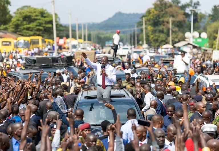 Methu mocks President Ruto over school buses at his rally