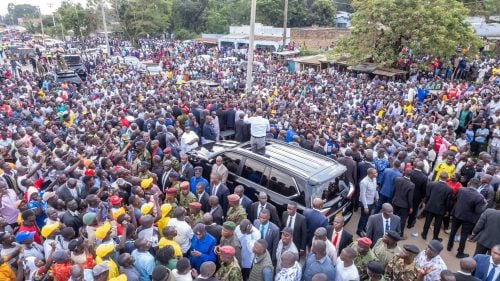 President William Ruto during a rally in Busia County on Sunday, July 26, 2026. PHOTO/@WilliamsRuto/X