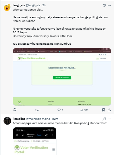 Responses from X users. PHOTO/Screengrab by PD Digital
