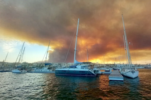 Spain's Wildfire. PHOTO/@Trending_Sid/X.
