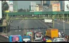Motorists stranded as suspected goons block Thika Superhighway