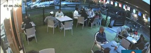 robbery occurred at Chaiwali Café along General Mathenge Road and was captured by the hotel's CCTV cameras.