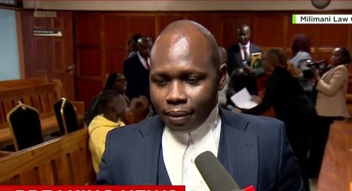 Speaking outside the courtroom shortly after the verdict on Thursday, July 23, 2026, the family's lawyer, Victor Hezekiah,