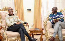 Jimmy Wanjigi pays courtesy call to Rigathi Gachagua at his Wamunyoro residence