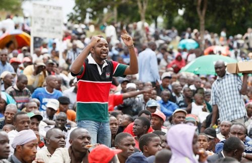 Ukweli Party Leader and 2027 presidential hopeful Boniface Mwangi. PHOTO/https://web.facebook.com/BonifaceMwangiBM/