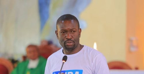 Nairobi Senator Edwin Sifuna speaks to church attendees in Bungoma on Sunday, July 26. 2026. PHOTO/https://web.facebook.com/EdwinWSifuna