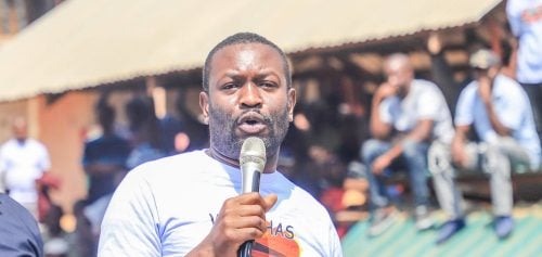 Edwin Sifuna, the Senator of Nairobi Speaks during a Linda Mwananchi rally on Saturday, July 18, 2026. PHOTO/https://web.facebook.com/EdwinWSifuna