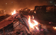 Night fire guts Machakos Mitumba Market as traders count heavy losses