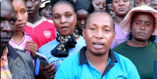 Mary Kaluki and other neighbours, while speaking after police cornered and fatally shot a man linked to the July 4 armed robbery at Chaiwali Café in Westlands. PHOTO/A screengrab by PD Digital