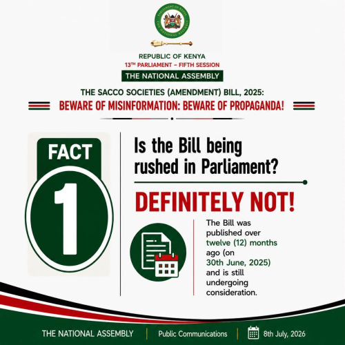 An infographic explaining the Sacco Amendment Bill in detail. PHOTO/https://web.facebook.com/ParliamentKE