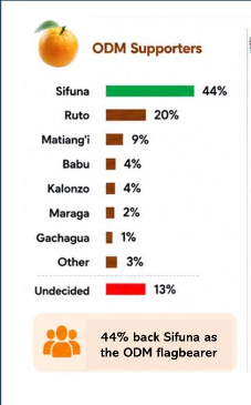 The Trends and Insights for Africa (TIFA) poll released on Friday, July 24, 2026. PHOTO/Screengrab by People Daily Digital