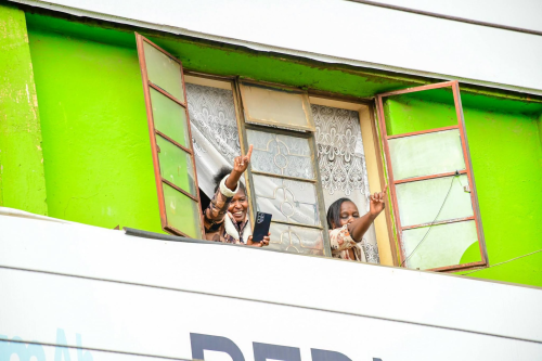 Supporters during the Linda Mwananchi Kisii rally. 